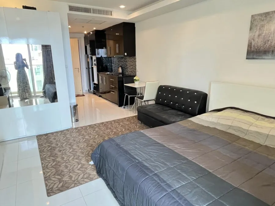 ให้เช่า Cozy Beach View Condominium ห้อง Studio เฟอร์นิเจอร์ Buit-In ครบเซ็ท รีบจองก่อนพลาด