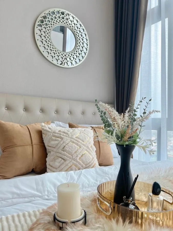 For rent, Metro Sky Prachachuen, city view, beautifully decorated room, very livable. Don't just look and book now.