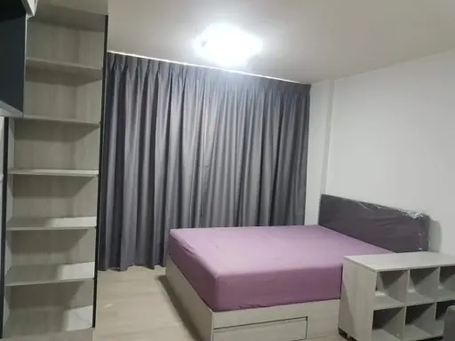 For rent D Condo Campus Kamphaengsaen, fully furnished room ready to move in If you miss it, you will regret it!!