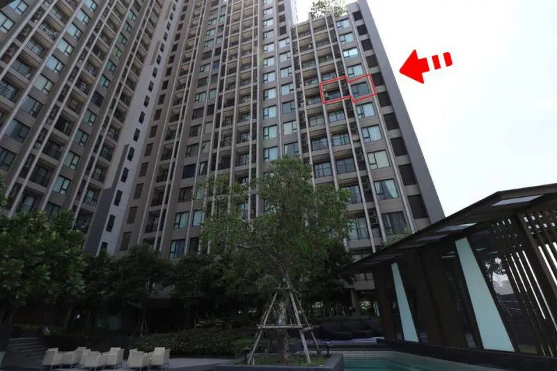 Corner room for rent The Niche Pride Thonglor-Phetchaburi, fully furnished, electrical appliances, pool view, reserve now.