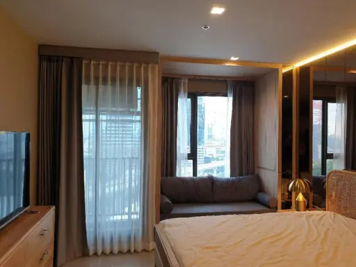 For rent, Life Ladprao, beautiful room, new built-in, 14th floor, fully furnished, ready to move in. Book this room now. images