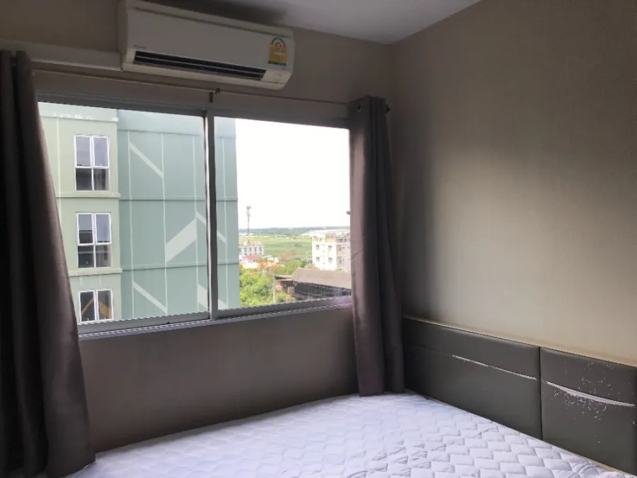 For Rent พลัมคอนโด พาร์ค รังสิต เฟส 1 ชั้น 7 วิวสูง เครื่องใช้ไฟฟ้าครบพร้อมเครื่องซักผ้า จองด่วนๆ