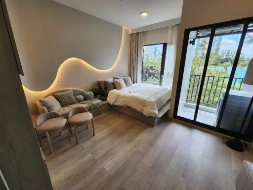 Selling reservation form for COBE Ratchada-Rama 9 project, 7th floor, Studio room, corner, open view, buy quickly, don't let it slip away. images
