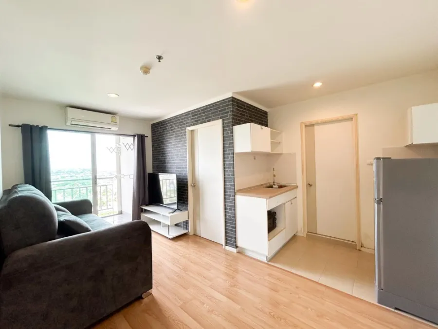 Condo for sale Lumpini Ville Prachachuen-Phong Phet 2, fully furnished + electrical appliances, high view, not blocked, book now.
