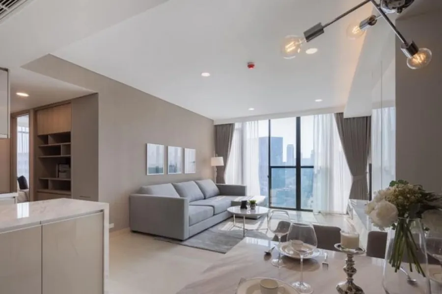 For rent!! Siamese Exclusive Queens Condo, 17th floor, fully furnished, Master bedroom, extra large, do not miss!!