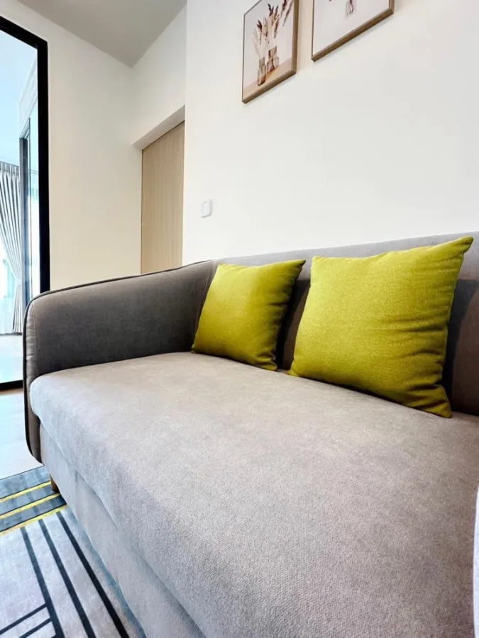 For rent Chewathai Kaset Nawamin, corner room, very private, spacious room, beautifully decorated, comfortable bed, don't miss it.