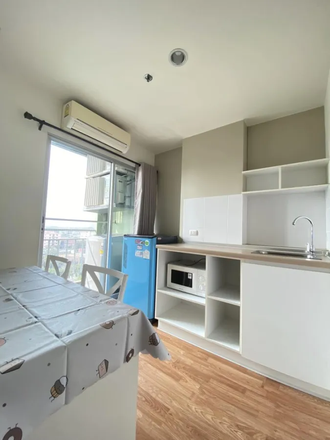 For rent, Lumpini Nawamin Sri Burapha, 1 bedroom, 8th floor, good washing machine. You must make a reservation like this.