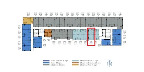 ขายดาวน์ เคฟ ทาวน์ โคโลนี ห้อง 1-bed Extra ชั้น 4 ได้วิวสระแนวยาว รีบมาจับจองด่วนๆ ก่อนพลาด
