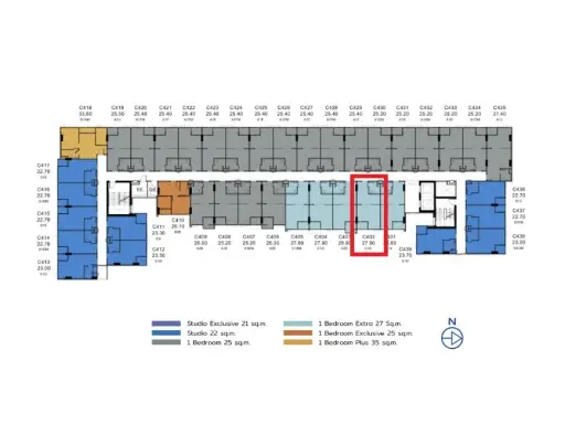 ขายดาวน์ เคฟ ทาวน์ โคโลนี ห้อง 1-bed Extra ชั้น 4 ได้วิวสระแนวยาว รีบมาจับจองด่วนๆ ก่อนพลาด