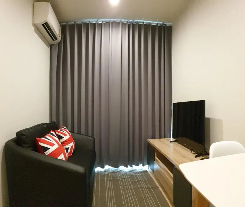 Noble Revolve Ratchada 2 for rent, ready to move in, fully furnished. Next to BTS Cultural Center Ratchada, hurry up.
