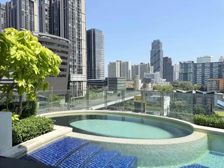 Newly Renovated 1-BR Condo for Rent - 14th Floor, Just 150m to MRT Rama 9 | ✨ Condolette Midst Rama 9