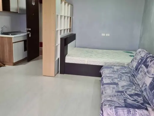 Sell The Lock 3 Sukhumvit 101/1 Studio room, clear view, airy, fully furnished, hurry up and book now, don't miss it. images