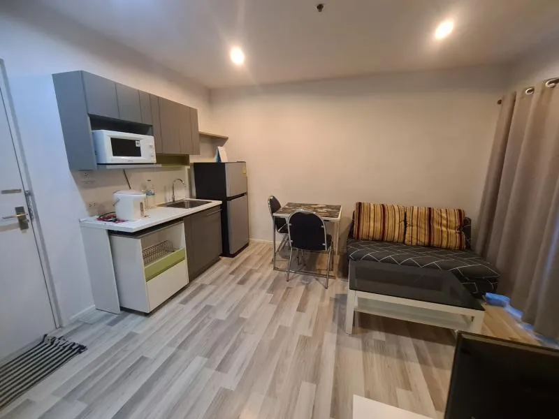 The room is beautiful! For rent, The Key Chaengwattana, beautiful view, private, fully furnished, you will regret it.