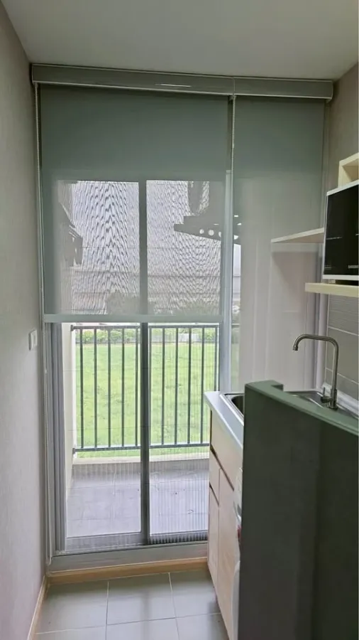 Plum Condo Rangsit Alive 2 for rent, 8th floor, unobstructed view, fully furnished, ready to move in. Book now!