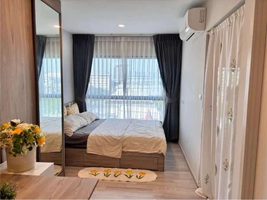 Plum Condo Sukhumvit 97.1 for sale, nice room, 7th floor, great common area, comes with complete furniture, reserve now.
