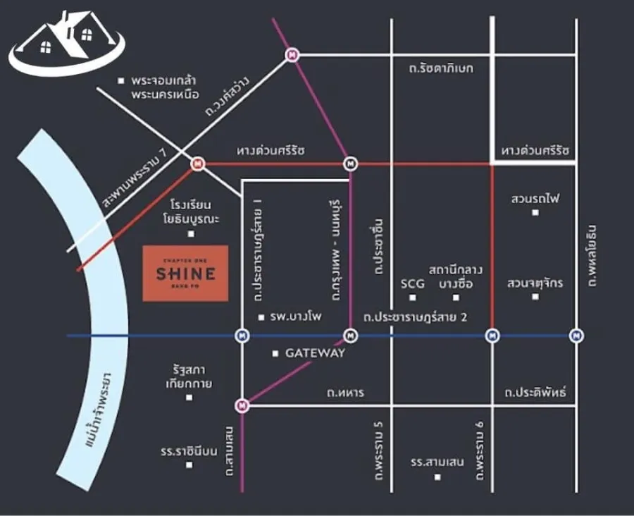 ให้เช่า แชปเตอร์วัน ชายน์ บางโพ ชั้น 12A ห้องสว่างสบายตา พร้อมเฟอร์นิเจอร์ครบ อย่ารอช้า