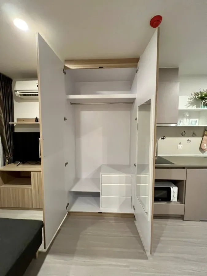 ให้เช่า Aspire Asoke - Ratchada ห้องสตูดิโอ มาพร้อมเฟอร์นิเจอร์และสิ่งอำนวยความสะดวกครบครัน จองเลย