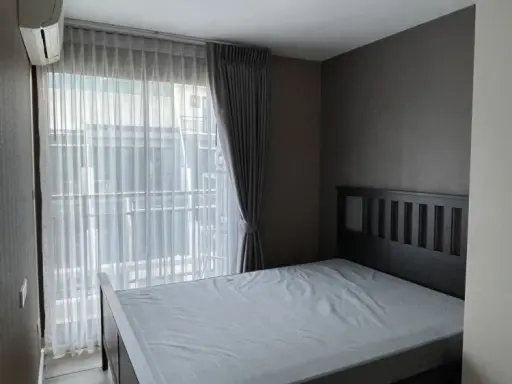 For rent, Pause Sukhumvit 107, corner room, 7th floor, separating the room into proportions Full facilities, book now.