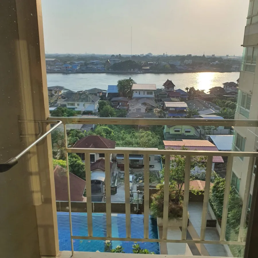ปล่อยเช่า ลุมพินี วิลล์ พิบูลสงคราม-ริเวอร์วิว ห้องตกแต่งเรียบง่าย สบายตา ชั้น 9 ได้วิวแม่น้ำ รีบจอง