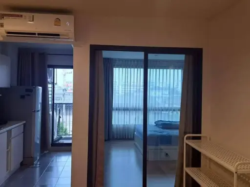 For rent: The Niche Mono Bangna, 4th floor, not very high, very spacious room, with electrical appliances, hurry and book now.