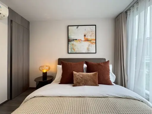 Condo for rent, Ideo Mobi Sukhumvit 40, ready to move in, fully furnished + complete electrical appliances, hurry and reserve now++