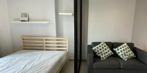 ให้เช่าคอนโด The Base Phetkasem ห้องสวย สไตล์ minimal พร้อมเข้าอยู่ ติดรถไฟฟ้า ให้ไว ช้าอด