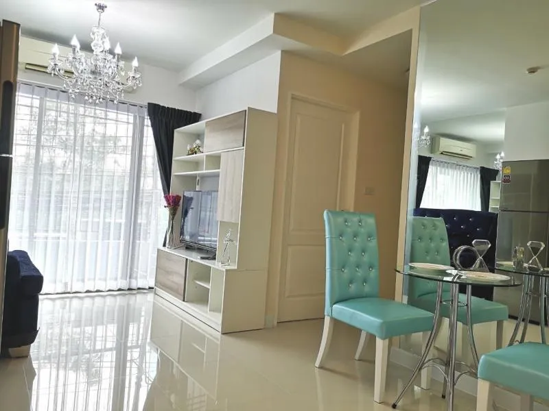 Urgent sale, Summer Garden, Chaengwattana, 19 corner room with wallpaper in the whole room Ready to move in!!