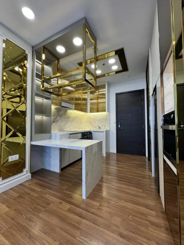 ให้เช่า คอนโด ไอวี่ แอมพิโอ ห้องเเต่งสไตล์ Modern luxury บิ้วอินท์จัดเต็ม บอกเลยว่าคุณต้องไม่พลาด