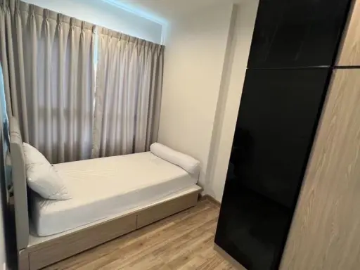 Condo Niche Mono Sukhumvit-Bearing, 26th floor, city view, good grade electrical appliances, ready to sleep, don't miss it.