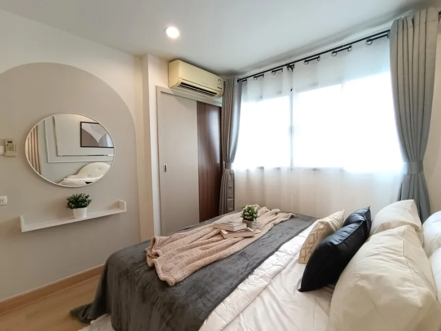 ขาย ลุมพินี คอนโดทาวน์ รามอินทรา-ลาดปลาเค้า ห้องกั้น ตกตแ่งสไตส์มินิมอล ราคาดีขนาดนี้ ห้ามพลาด