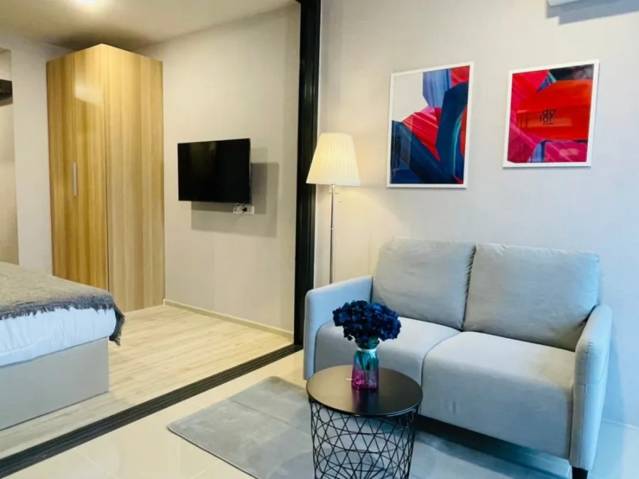 ให้เช่า!! คอนโด เอ็กซ์ที ห้วยขวาง ห้องเลขที่ 298/109 ห้องสวยตกแต่งเฟอร์นิเจอร์ครบ พร้อมอยู่ จองเลย!!