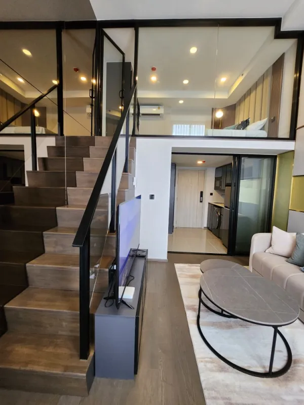For rent Park Origin Chula-Samyan ห้อง loft 2 ชั้น built-in ทั้งห้องอย่างดี ปังขนาดนี้ เข้าอยู่เลยย
