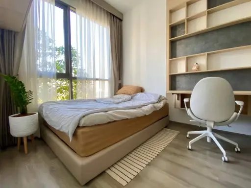 ขาย ให้เช่า มิติ ชีวา เกษตร สเตชั่น Fully Furnished ตกแต่งสไตล์ญี่ปุ่น มีห้องทาทามิ ตู้เก็บของ ชั้นวางของแน่นๆ เหมาะกับคนของเยอะ ห้ามพลาด
