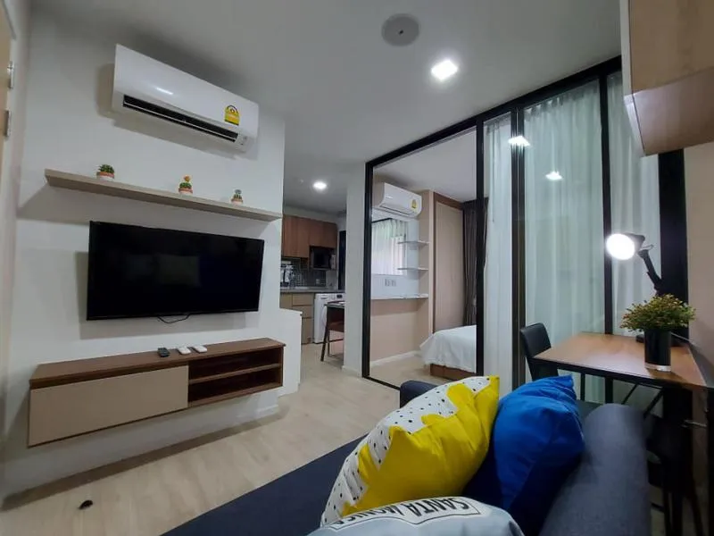 kave condo ตึก B ชั้น 3 แต่งสวย เฟอร์และเครื่องใช้ไฟฟ้าครบ แถมพิเศษมีเครื่องกรองน้ำให้ด้วย