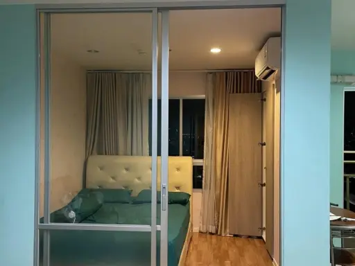 For rent, Lumpini Ville Nakorn In - River View. Partitioned room, fully furnished, ready to move in immediately, hurry up and book now.