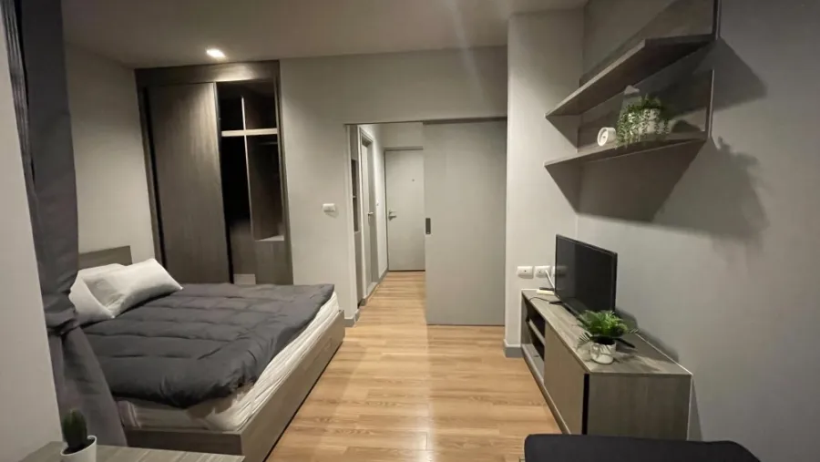 Condo for rent, Chapter One Midtown Lat Phrao 24, studio room, high view, not blocked, friendly price, can reserve.