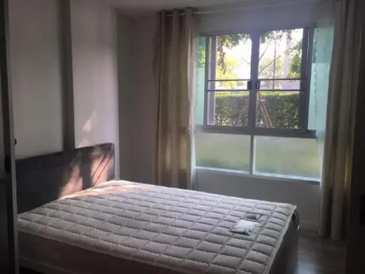 For rent D Condo Rama IX - On Nut, 1st floor, beautiful decoration, fully furnished, ready to move in.