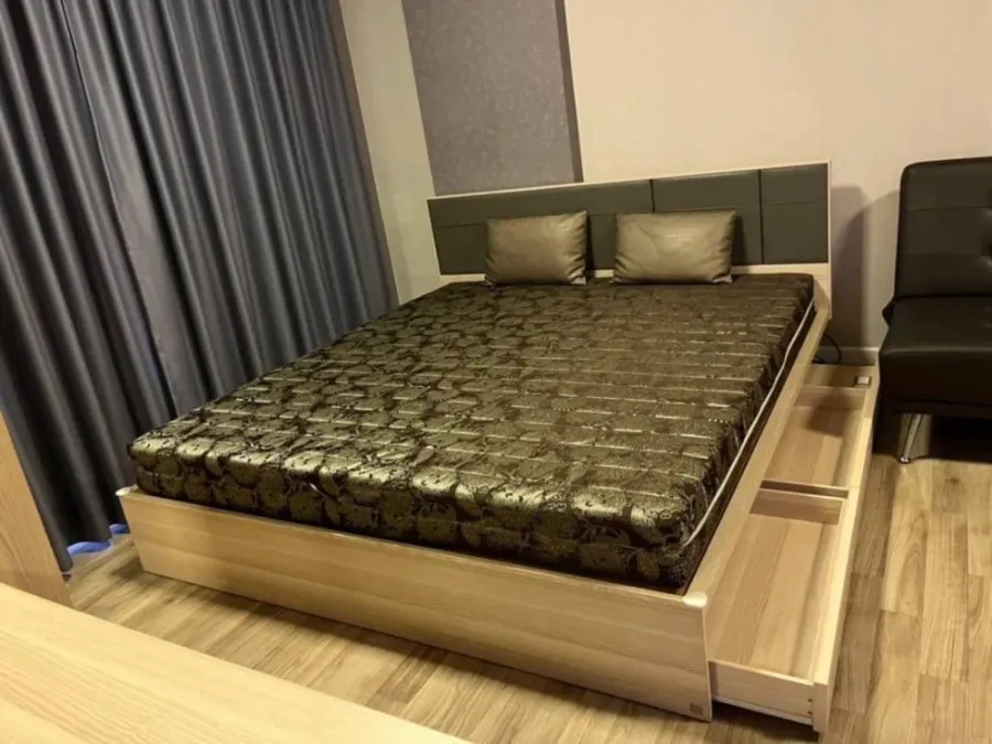 ให้เช่า D condo campus rangsit เฟส2 ห้องพร้อมอยู่ เฟอร์ เครื่องใช้ไฟฟ้าครบ มาแต่ตัวเข้าอยู่ได้เลย