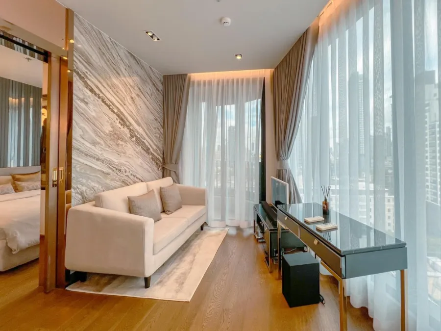 ขาย ให้เช่า Ideo Q Sukhumvit 36 ห้องตกแต่ง Style LUXURY สวย เฟอร์ Buit-In อย่างดีทุกชิ้น จองเลย