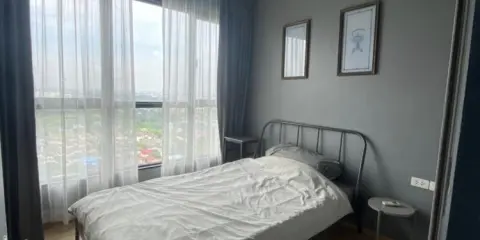 ให้เช่า The Base Condo Chaengwattana เฟอร์นิเจอร์และเครื่องใช้ไฟฟ้าครบ วิวเมืองทอง จองเลย