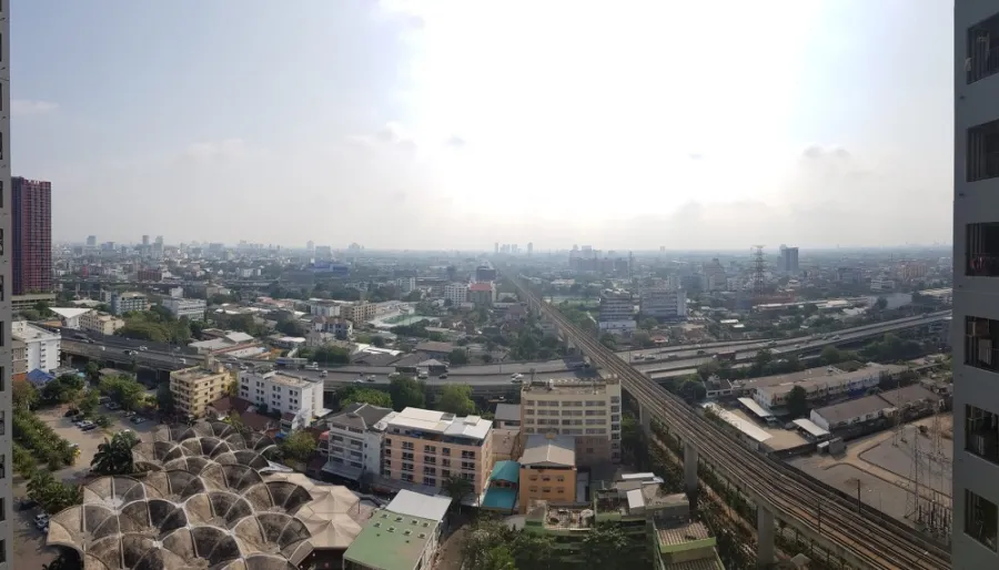 ขาย Plum Condo รามคำแหง station ชั้น 21 วิว panorama ราคาจับต้องได้ บอกเลยว่าอย่ารอช้า