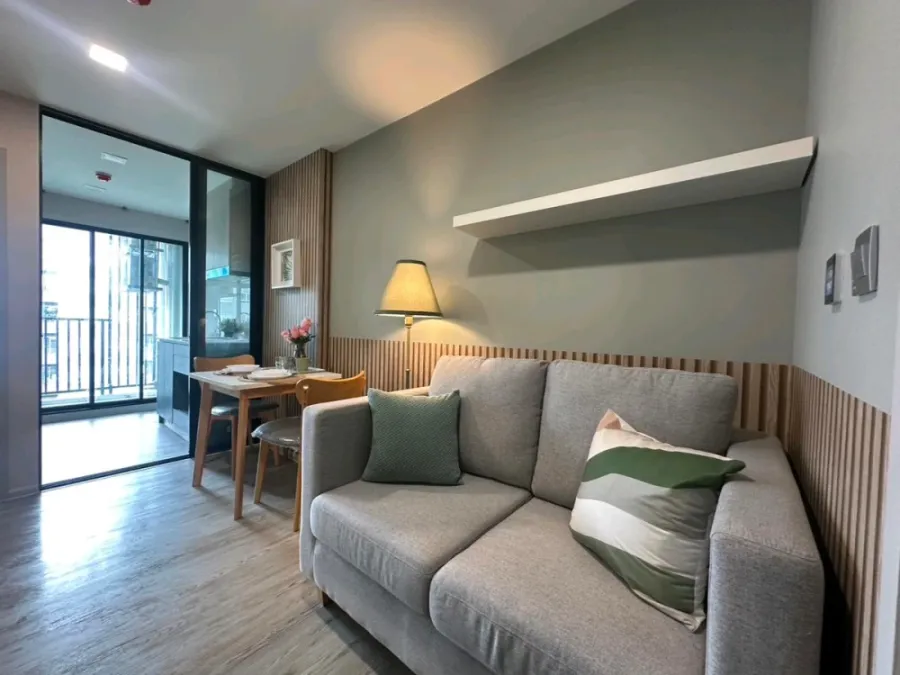 For rent: Kave Seed Kaset, 6th floor, fully furnished room, nice to live in. If interested, hurry and reserve now before it's too late.