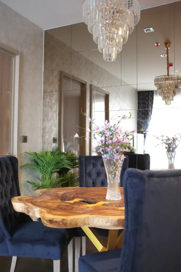 For sale, for rent, Condo The Line Ratchawithi, beautiful room, decorated, ready to move in, first come first served.