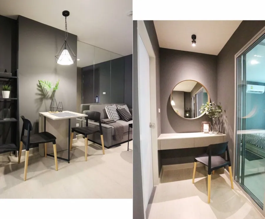 ขาย Niche ID Sukhumvit 113 ชั้น 2 วิวสระ อากาศไม่ร้อน ตกแต่งสวย สไตล์โมเดิร์น ราคาเบาๆ จองเลย