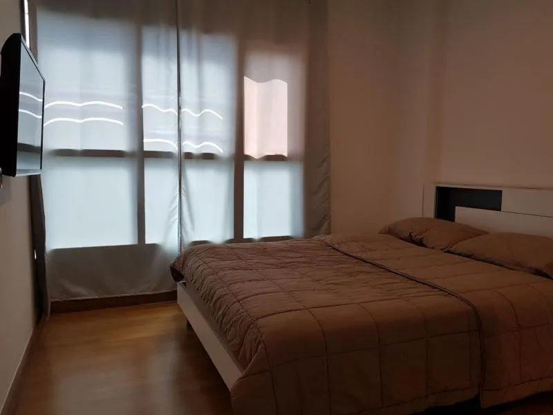 Condo for rent and sale, Aspire Srinakarin, beautiful room, fully furnished, convenient for every trip, the sun does not miss it