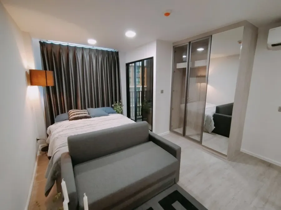 For sale or rent: Atmoz Tropicana Bangna studio room, fully furnished, great price. Book now, don't miss out!