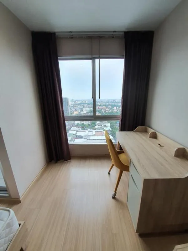For rent!! Casa Condo Ratchada-Ratchaphruek, studio room, high floor, beautiful view, fully furnished. If you're late, don't miss it!!