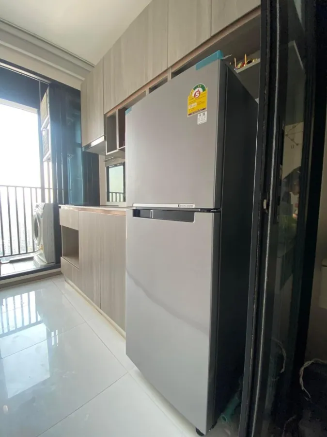 Urgent sale!! Condo Knightsbridge Prime On Nut, 33rd floor, Chao Phraya River view, fully furnished room, book now!!