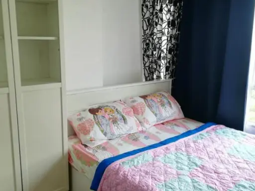 Condo for rent, Den Vibhavadi, beautiful room, a corner room with 1 bedroom, ready to move in. If you are slow, you will miss it.