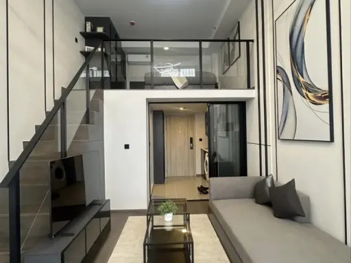 ให้เช่า พาร์ค ออริจิ้น จุฬา สามย่าน ห้องแบบ Duplex ชั้น 28 สูงมากๆ ตกแต่งฟังก์ชั่นครบๆ รีบคว้าไว้เลย